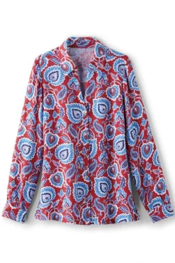 Soft Surroundings Addison Gauze Big Shirt- Tops