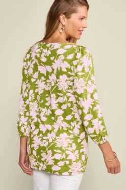 Soft Surroundings Ainsley Linen Blend Tunic- Tops|Tunics & Leggings