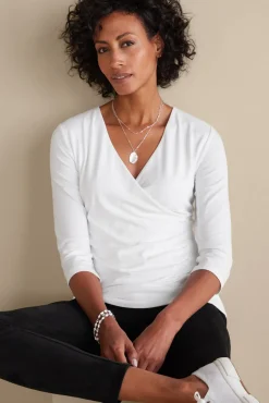 Soft Surroundings Alyssa Knit Top- Tops