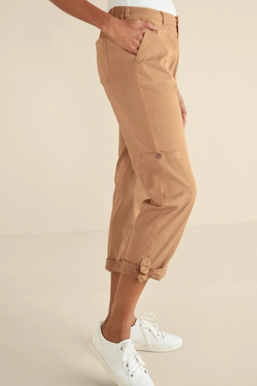 Soft Surroundings Antigua Convertible Crop Pants- Pants