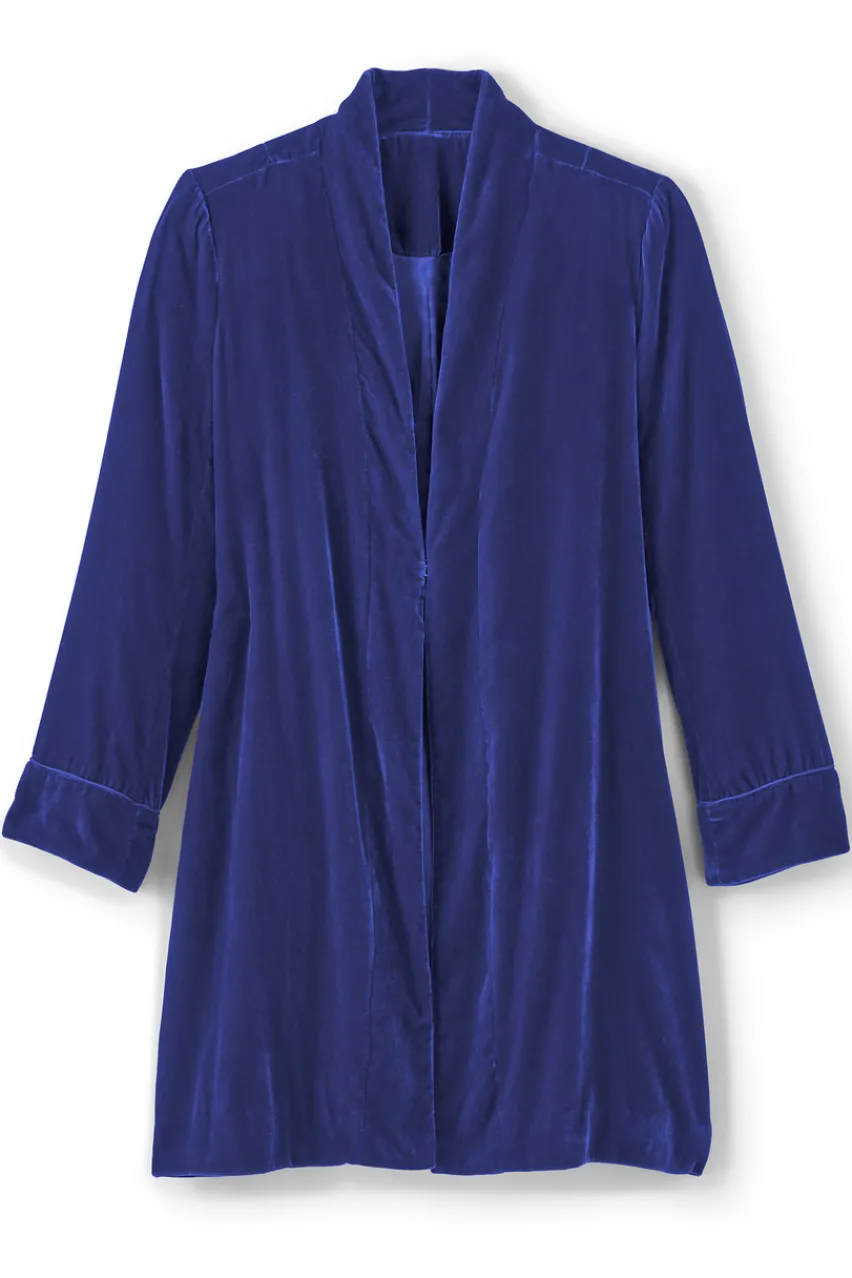 Soft Surroundings Aria Velvet Jacket- Jackets & Coats