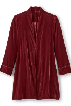 Soft Surroundings Aria Velvet Jacket- Jackets & Coats