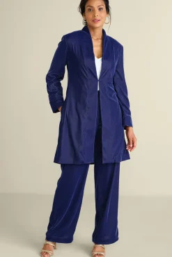 Soft Surroundings Aria Velvet Jacket- Jackets & Coats