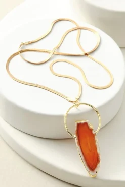 Soft Surroundings Arista Halo Pendant Necklace- Jewelry|Necklaces