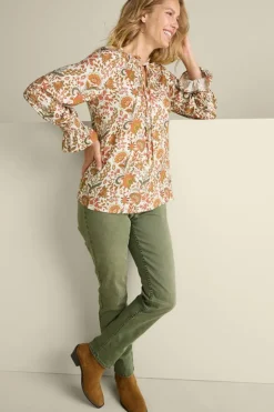 Soft Surroundings Asha Long Sleeve Top- Tops