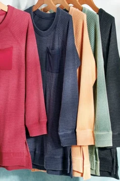 Soft Surroundings Autumn Waffle Tunic- Tops|Tunics & Leggings