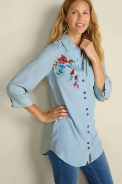 Soft Surroundings Aveline Tencel™ Tunic- Tops|Tunics & Leggings