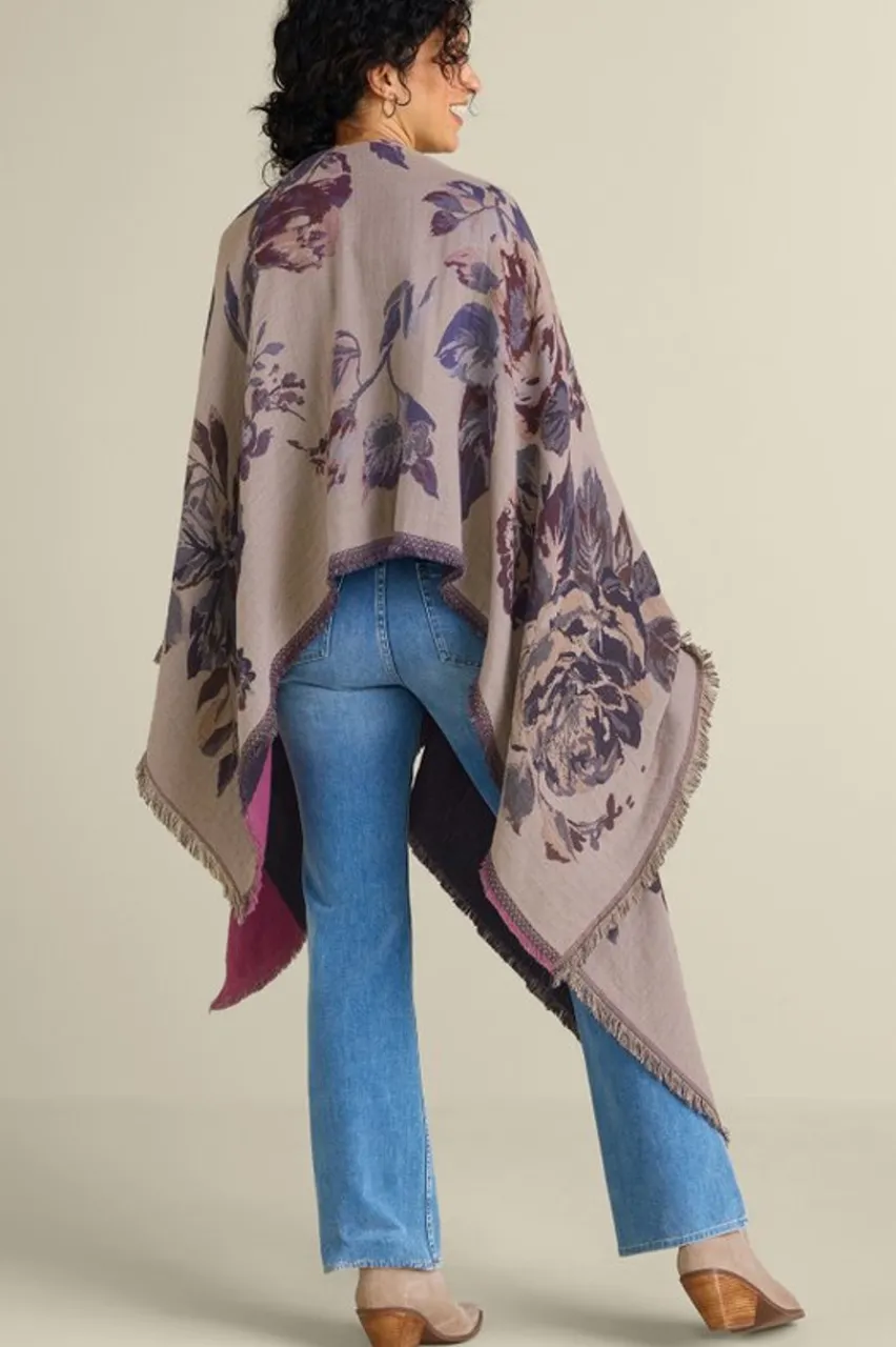 Soft Surroundings Beatrix Floral Wrap- Toppers|Jackets & Coats
