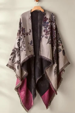 Soft Surroundings Beatrix Floral Wrap- Toppers|Jackets & Coats