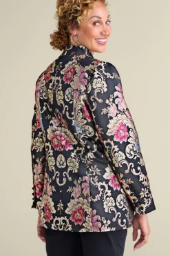 Soft Surroundings Branca Jacquard Jacket- Jackets & Coats