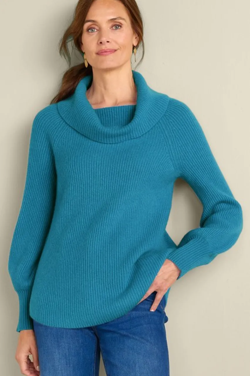 Soft Surroundings Calanthe Cashmere Pullover- Tops|Sweaters & Cardigans