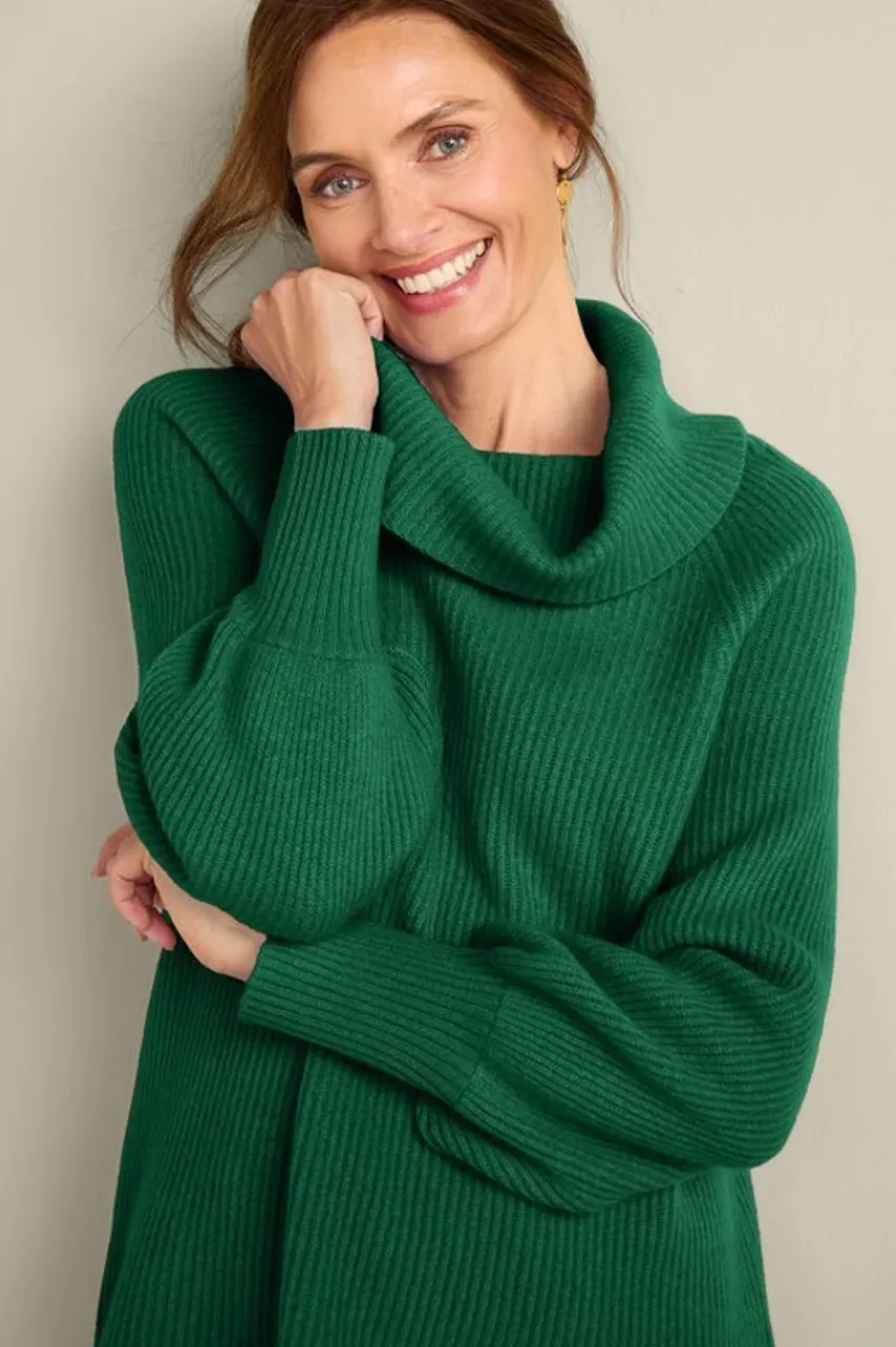 Soft Surroundings Calanthe Cashmere Pullover- Tops|Sweaters & Cardigans