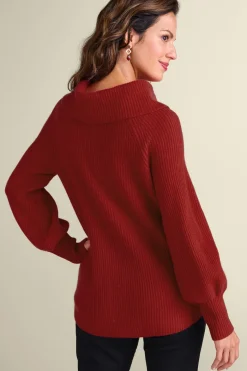 Soft Surroundings Calanthe Cashmere Pullover- Tops|Sweaters & Cardigans