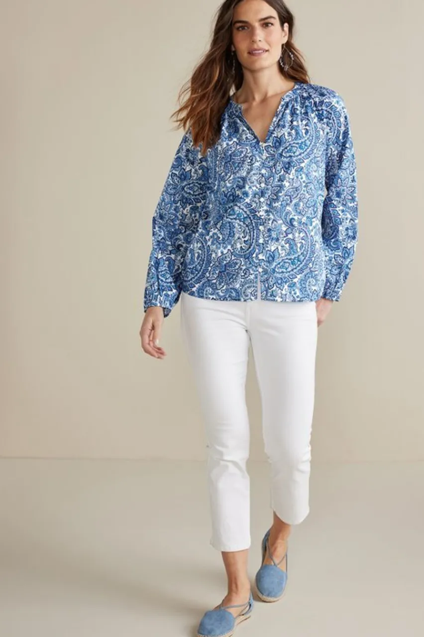 Soft Surroundings Celia Top- Tops