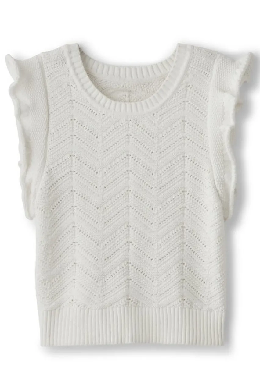 Soft Surroundings Celina Flutter Sleeve Sweater- Tops|Sweaters & Cardigans