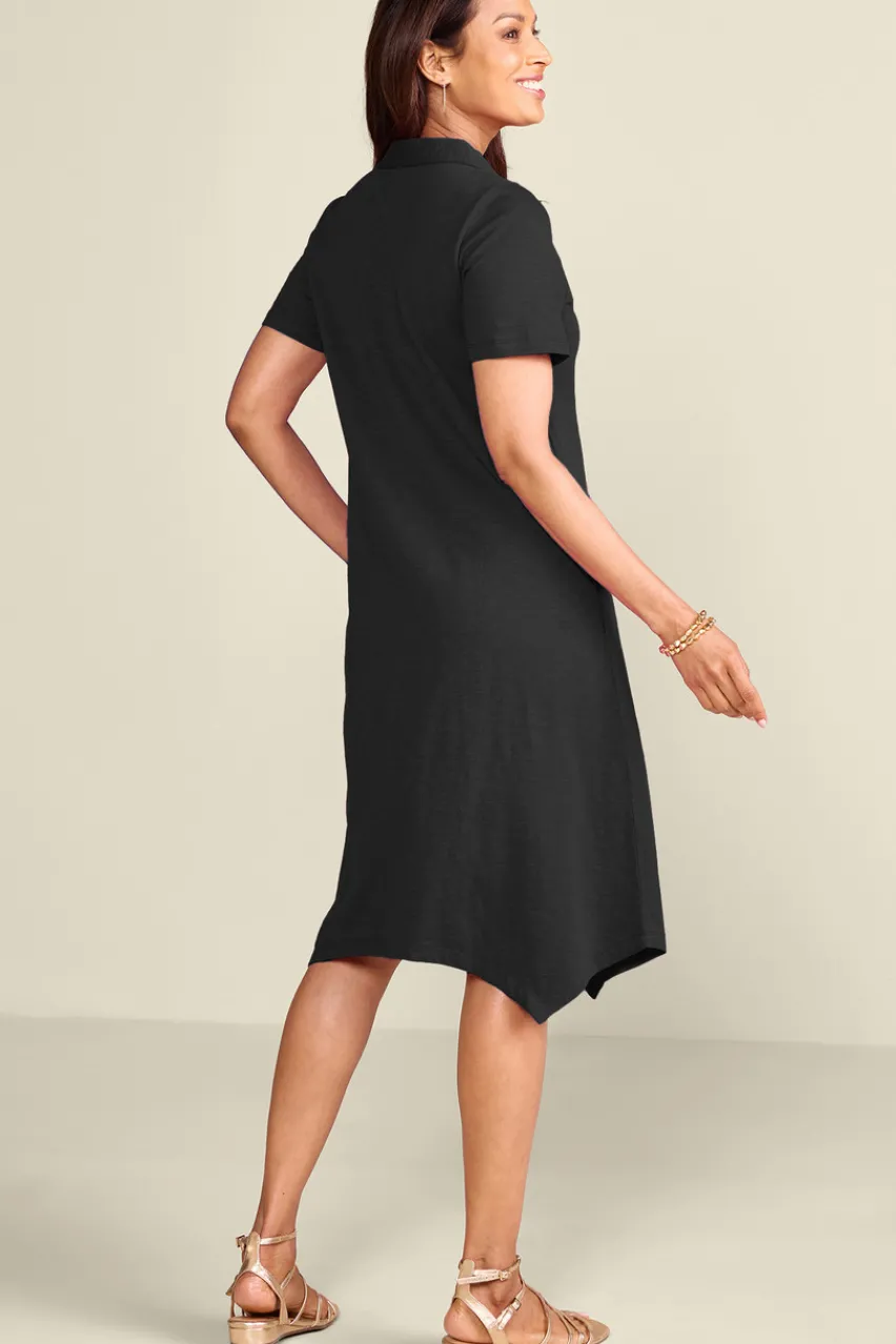 Soft Surroundings Danielle Button Dress- Dresses