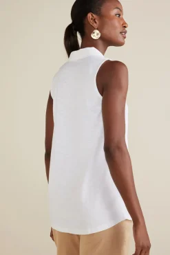 Soft Surroundings Danielle Sleeveless Tunic- Tops|Tunics & Leggings