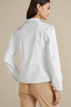 Soft Surroundings Diana Shapely Denim Jacket- Toppers|Jackets & Coats