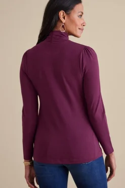 Soft Surroundings Emme Turtleneck Top- Tops