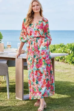 Soft Surroundings Evalina Maxi Dress- Dresses