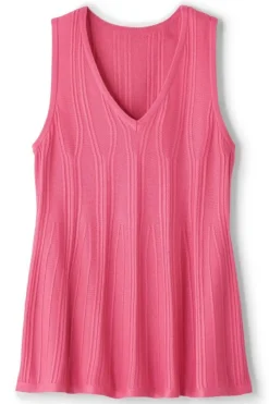 Soft Surroundings Felicity Peplum Sweater Tank- Tops|Sweaters & Cardigans