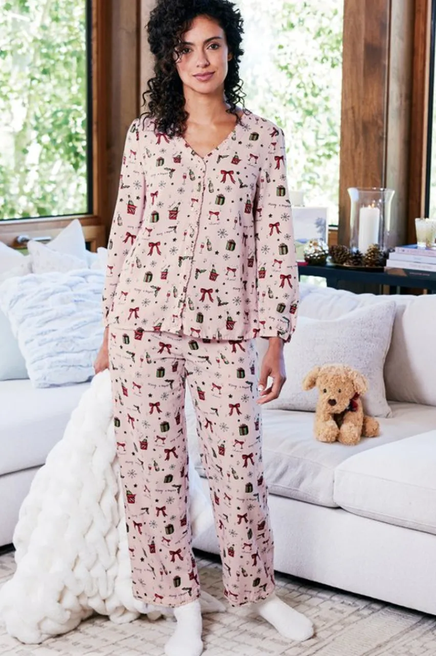 Soft Surroundings Festive Finley Sleep Set- Sleepwear & Lounge