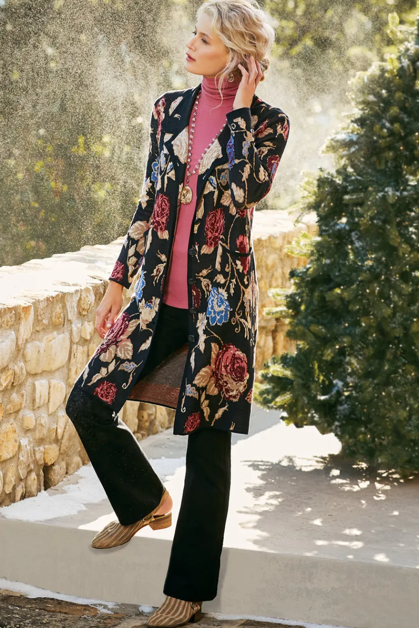 Soft Surroundings Glasgow Sweater Coat- Sweaters & Cardigans|Jackets & Coats
