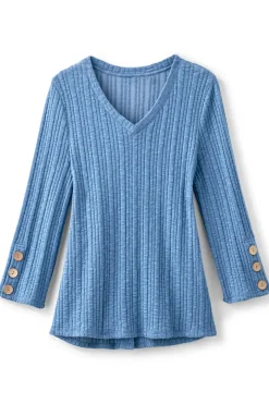 Soft Surroundings Goldie Knit Tunic- Tops|Tunics & Leggings