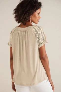 Soft Surroundings Halle Short Sleeve Top- Tops
