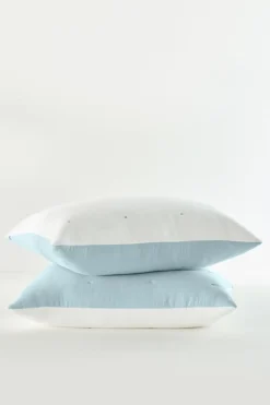 Soft Surroundings Ivy May Reversible Gauze Sham- Bedding|Bedding Collections