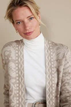 Soft Surroundings Ivy Shimmer Long Cardigan- Tops|Sweaters & Cardigans