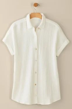 Soft Surroundings Je Veux Gauze Top- Tops
