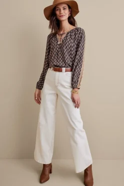 Soft Surroundings Jolene Blouse- Tops