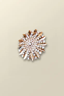 Soft Surroundings Juliana Flower Burst Brooch- Jewelry|Necklaces