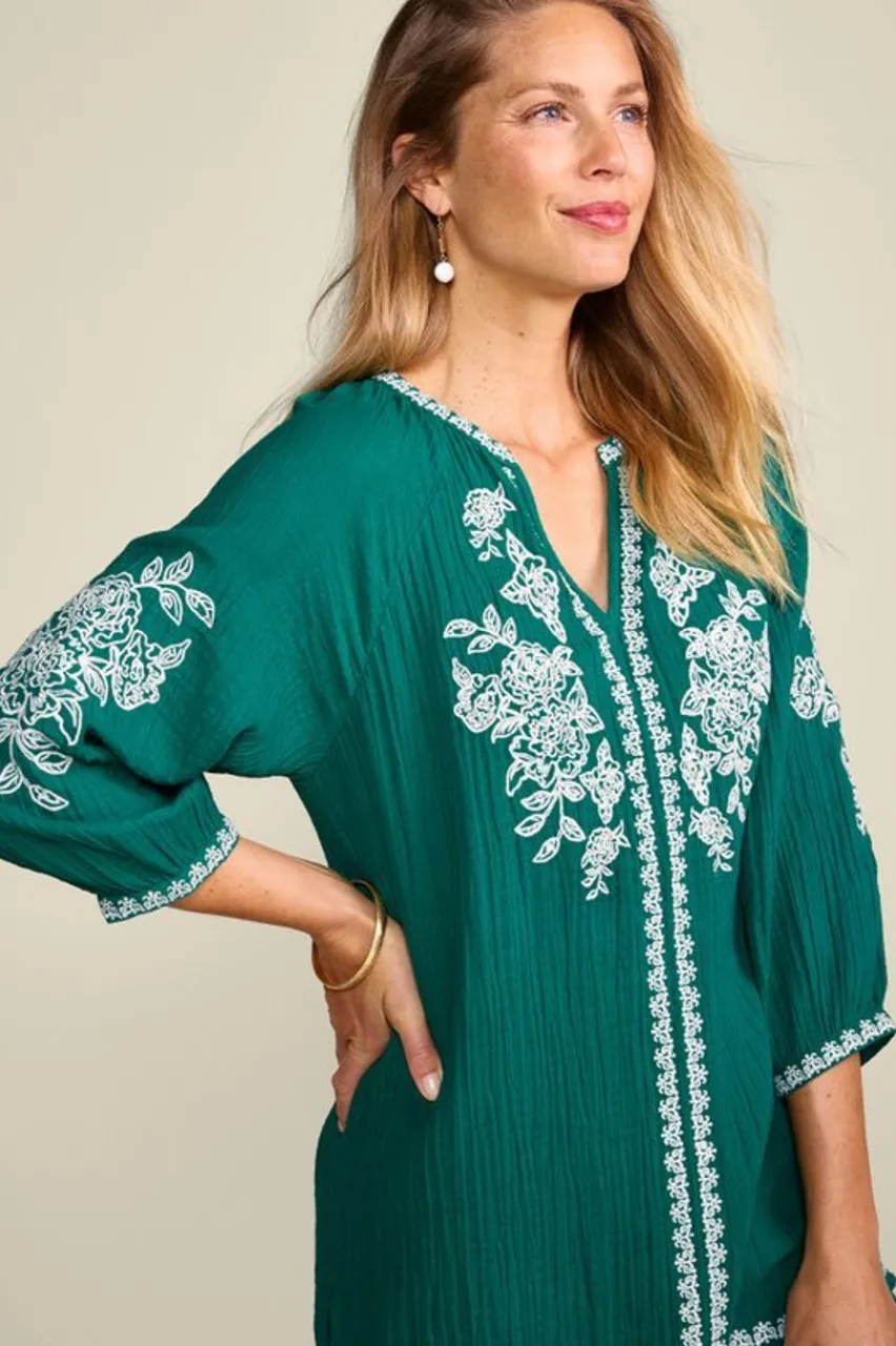 Soft Surroundings Katie Gauze Tunic- Tops|Tunics & Leggings