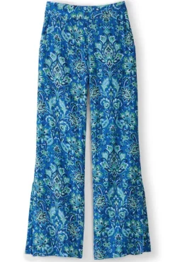 Soft Surroundings Khulani Wide Leg Gauze Pants- Pants
