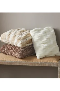Soft Surroundings La Parisienne Faux Fur Pillow- Bedding|Bedding Essentials