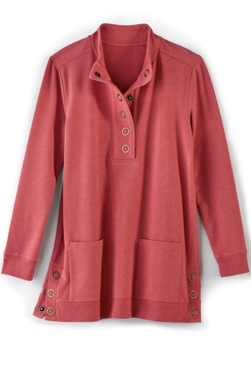 Soft Surroundings Lakshmi Pullover Tunic- Tops|Tunics & Leggings