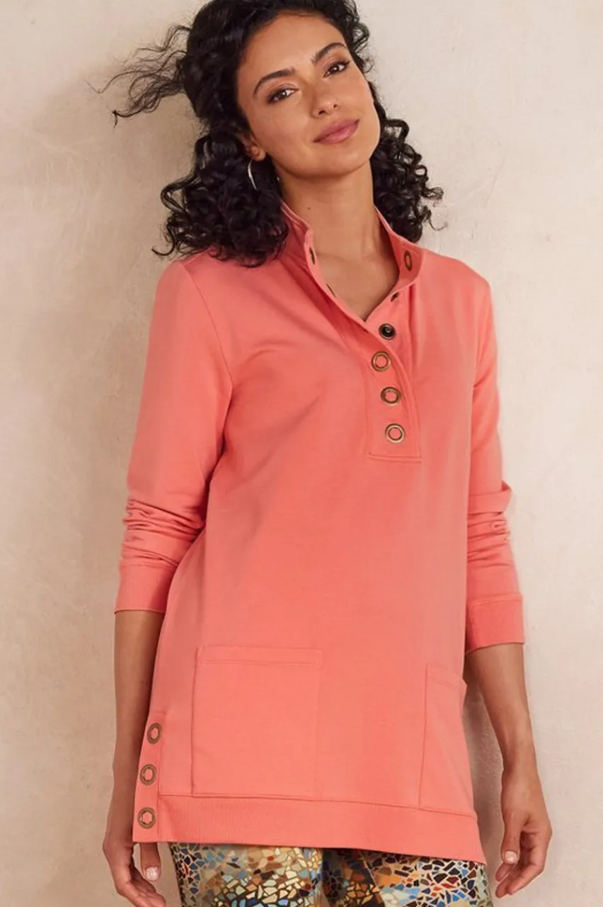Soft Surroundings Lakshmi Pullover Tunic- Tops|Tunics & Leggings