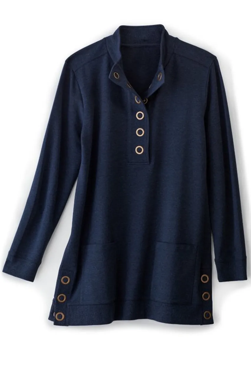 Soft Surroundings Lakshmi Pullover Tunic- Tops|Tunics & Leggings
