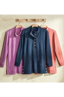 Soft Surroundings Lakshmi Pullover Tunic- Tops|Tunics & Leggings