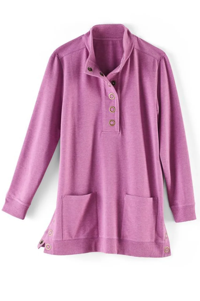 Soft Surroundings Lakshmi Pullover Tunic- Tops|Tunics & Leggings