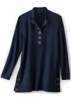 Soft Surroundings Lakshmi Pullover Tunic- Tops|Tunics & Leggings