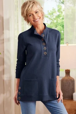 Soft Surroundings Lakshmi Pullover Tunic- Tops|Tunics & Leggings
