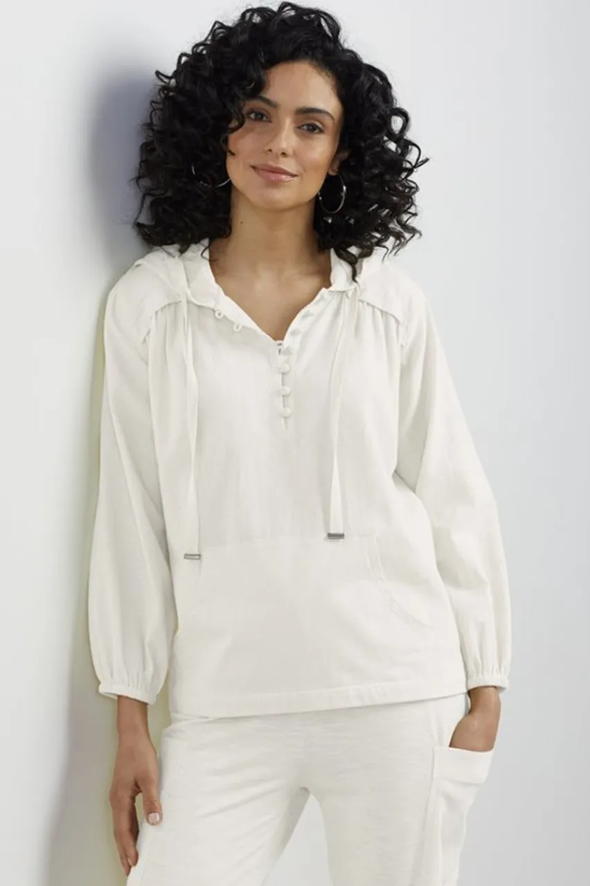 Soft Surroundings Lanai Hoodie- Tops|Sleepwear & Lounge