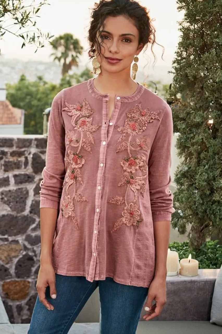 Soft Surroundings L'Enchant Top- Tops|Tunics & Leggings