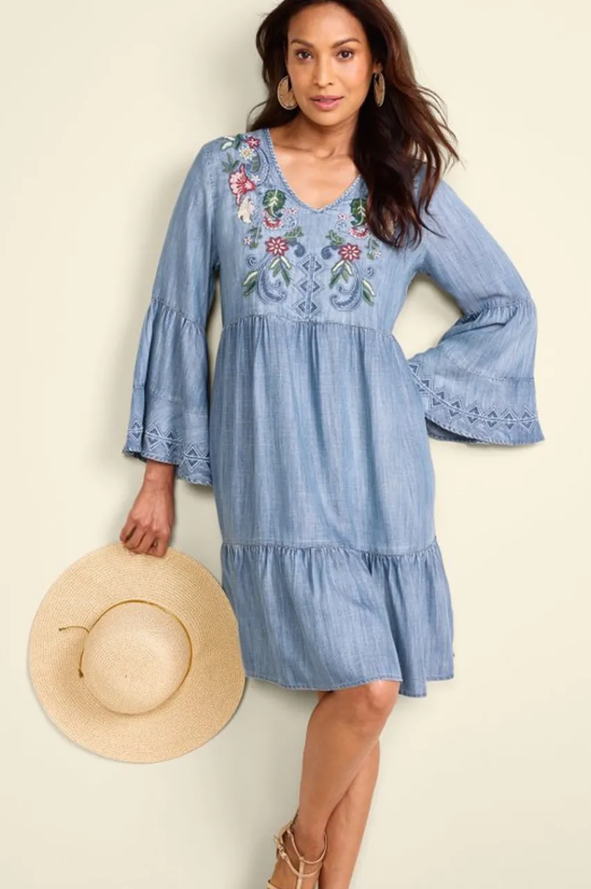 Soft Surroundings Lina Short Dress- Dresses