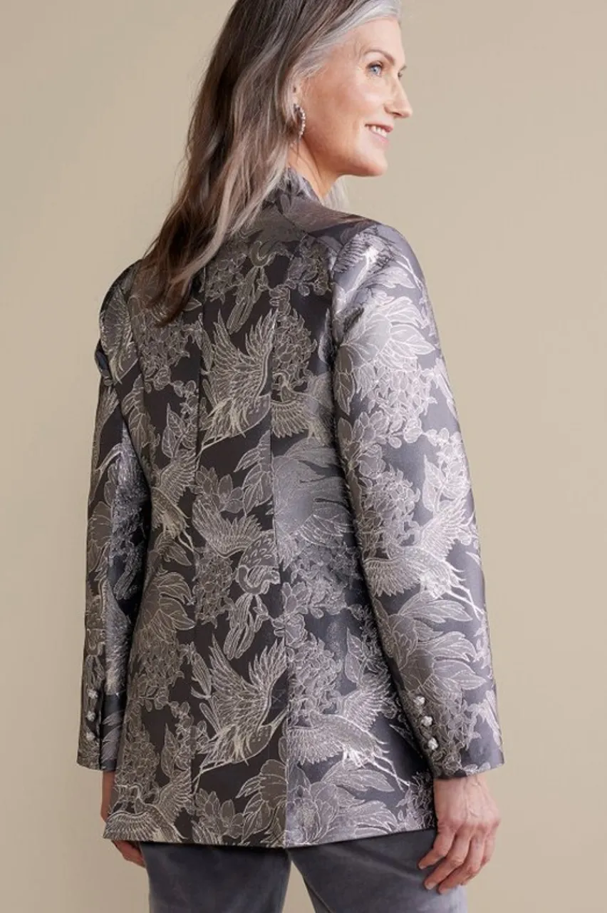 Soft Surroundings Lismore Jacquard Jacket- Jackets & Coats