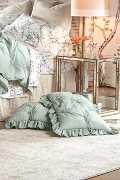Soft Surroundings Lombardi Smocked Bed Sham I- Bedding|Bedding Collections