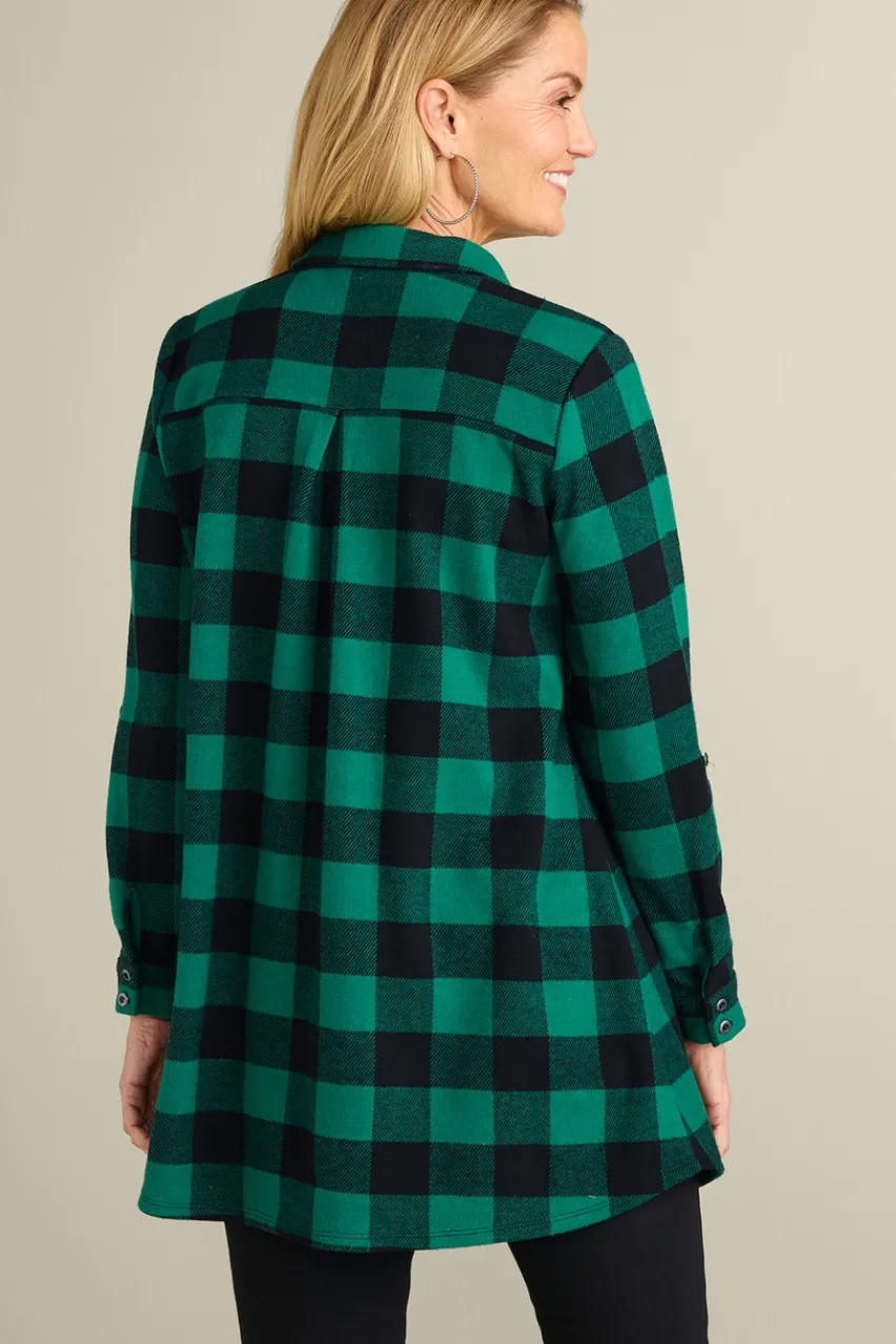 Soft Surroundings Mad About Plaid Tunic- Tops|Tunics & Leggings